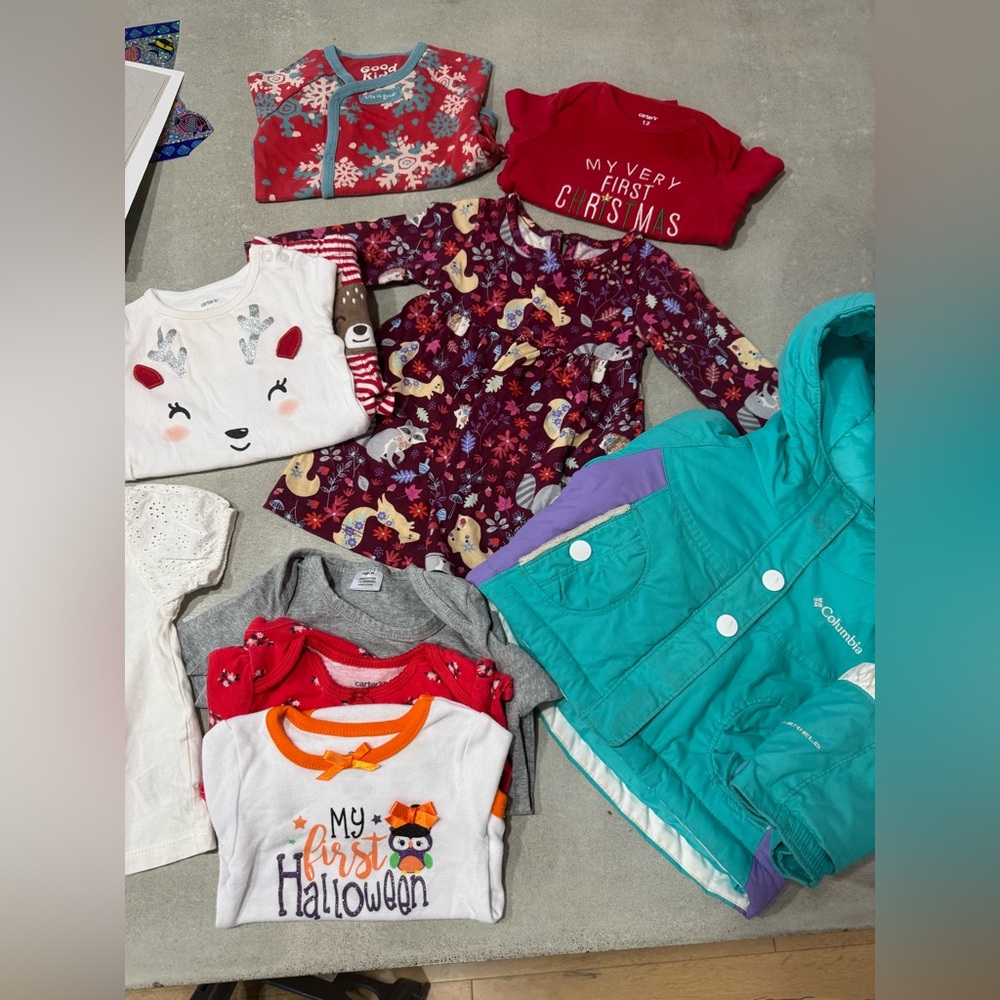 Winter Jacket Holiday Baby Bundle 6 months